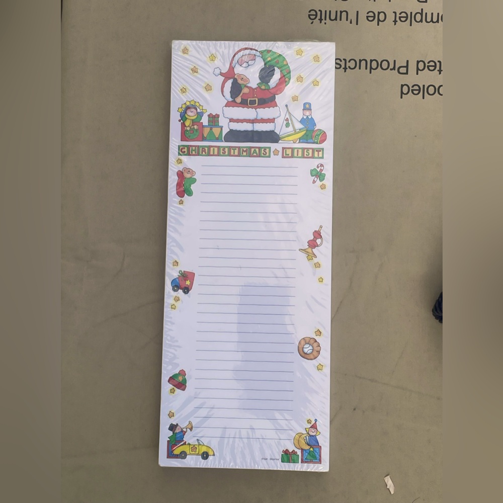 Christmas List 100 Sheets Santa Toys by Papers by C.R. Gibson